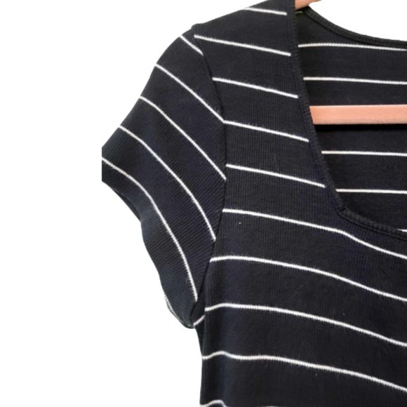 Arizona Jean Co Striped Dress Size Large - Picture 3 of 10